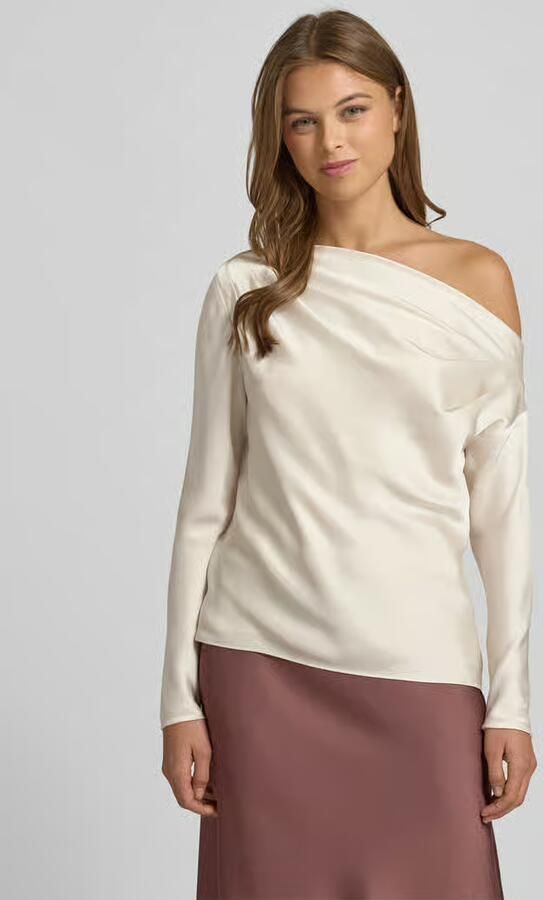 Lauren Ralph Lauren Regular fit blouse in one-shoulder look model 'HASBRIN' - Foto 4