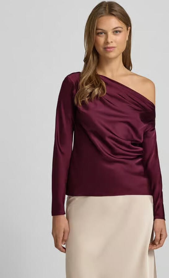 Lauren Ralph Lauren Regular fit blouse in one-shoulder look model 'HASBRIN' - Foto 2