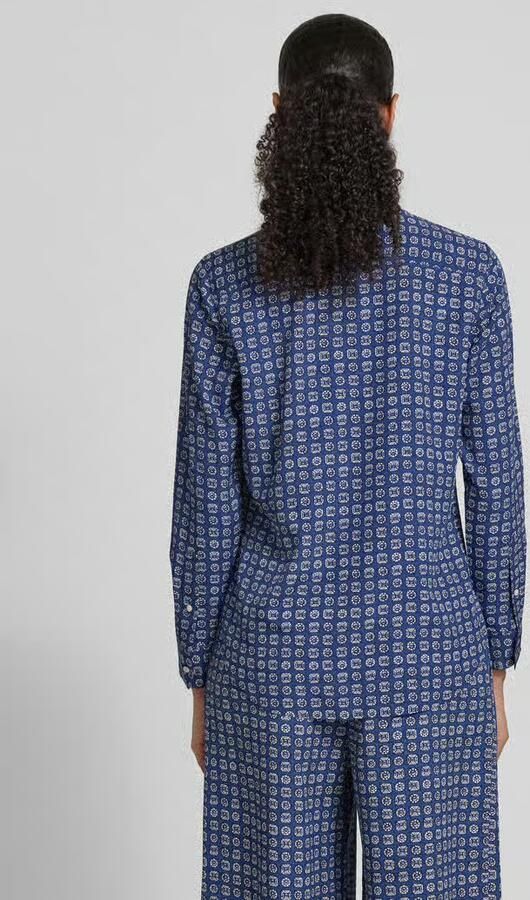 Lauren Ralph Lauren Regular fit blouse met blinde knoopsluiting model 'KRISTY'