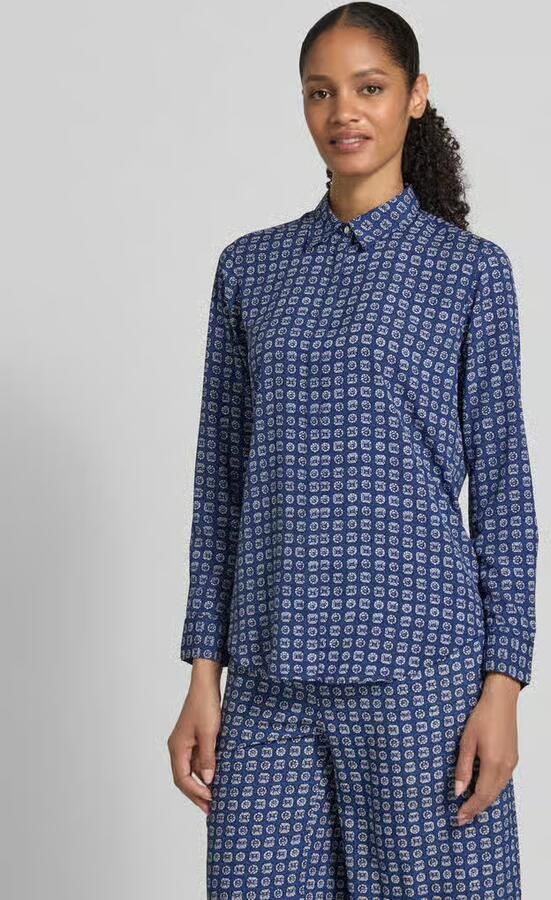 Lauren Ralph Lauren Regular fit blouse met blinde knoopsluiting model 'KRISTY' - Foto 2