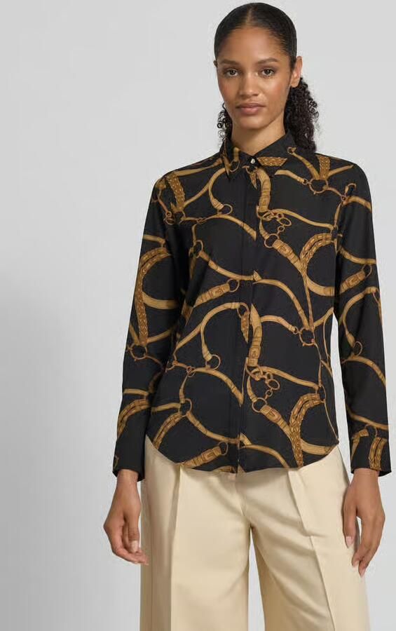 Lauren Ralph Lauren Regular fit blouse met blinde knoopsluiting model 'KRISTY' - Foto 2