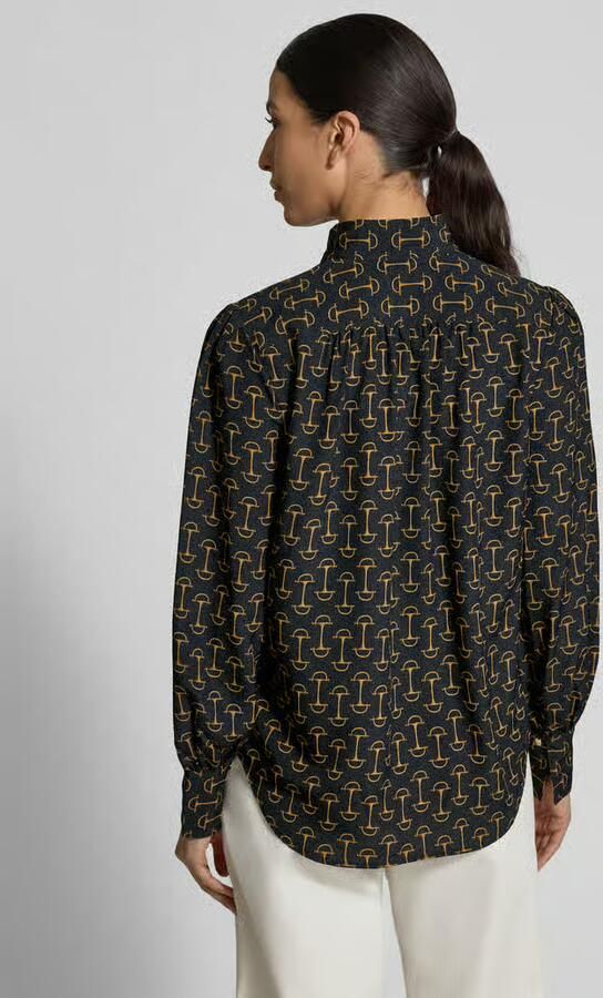 Lauren Ralph Lauren Regular fit Blouse met lange mouwen met All-over motief Model 'KLARYCE' - Foto 3
