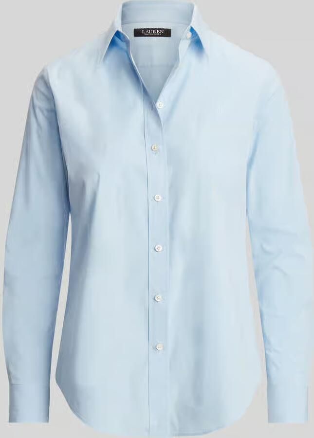 Lauren Ralph Lauren regular fit blouse met lange mouwen van katoenmix model 'JAMELKO' - Foto 3