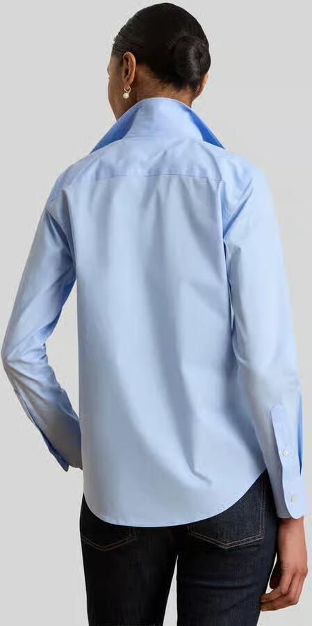 Lauren Ralph Lauren regular fit blouse met lange mouwen van katoenmix model 'JAMELKO' - Foto 4