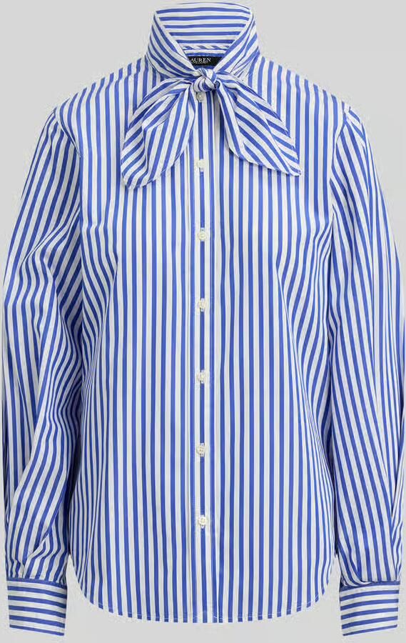 Lauren Ralph Lauren regular fit blouse met lange mouwen van puur katoen - Foto 2