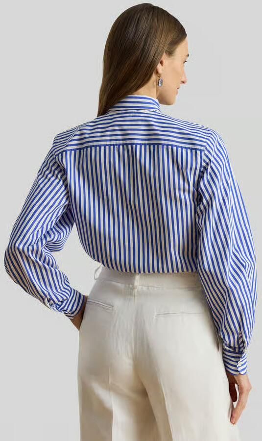 Lauren Ralph Lauren regular fit blouse met lange mouwen van puur katoen - Foto 3