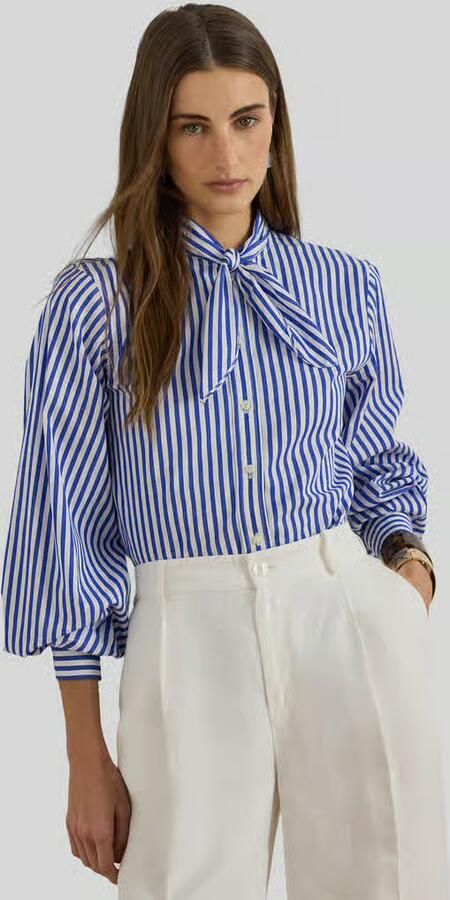 Lauren Ralph Lauren regular fit blouse met lange mouwen van puur katoen - Foto 4