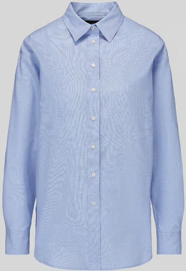 Lauren Ralph Lauren Regular fit blouse met lange mouwen van puur katoen - Foto 3