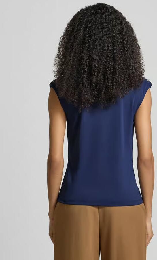 Lauren Ralph Lauren Regular fit blouse met siersteentjes model 'Priyanne' - Foto 4