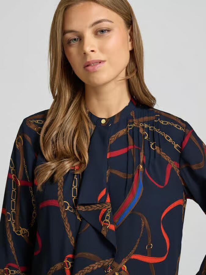 Lauren Ralph Lauren Regular fit blouse met volants model 'JASLIE' - Foto 2
