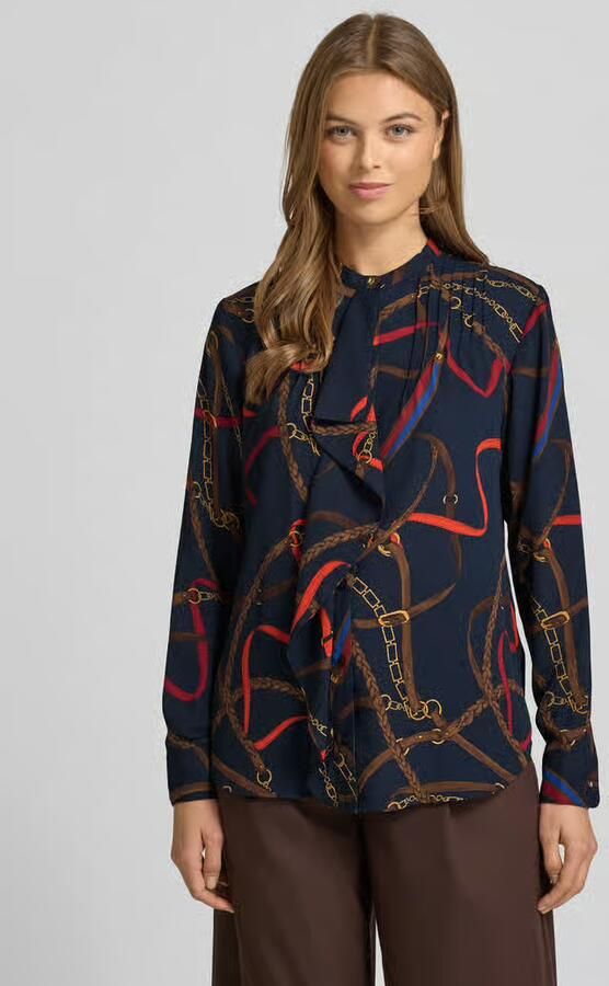 Lauren Ralph Lauren Regular fit blouse met volants model 'JASLIE' - Foto 2