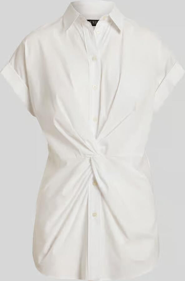 Lauren Ralph Lauren regular fit blouse van katoenmix - Foto 2