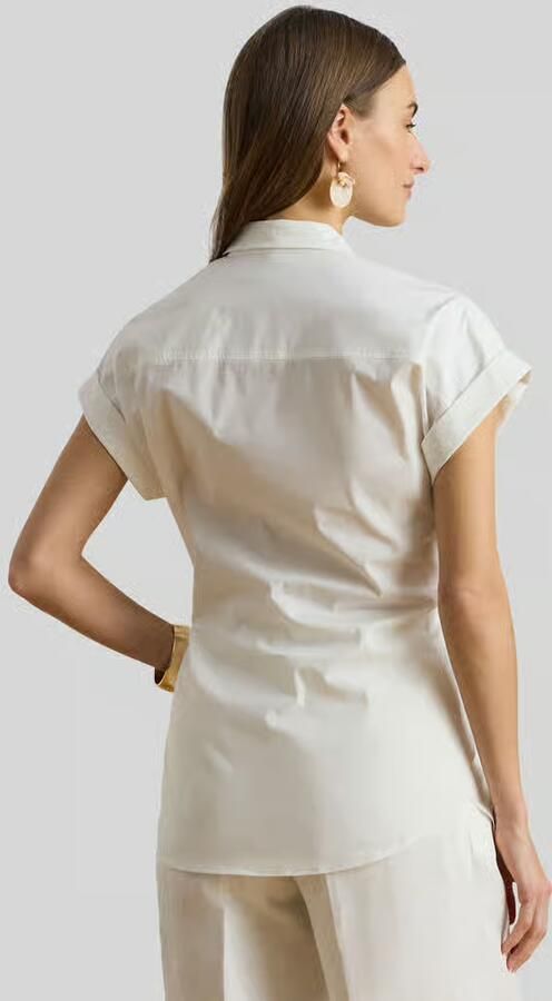 Lauren Ralph Lauren regular fit blouse van katoenmix - Foto 2