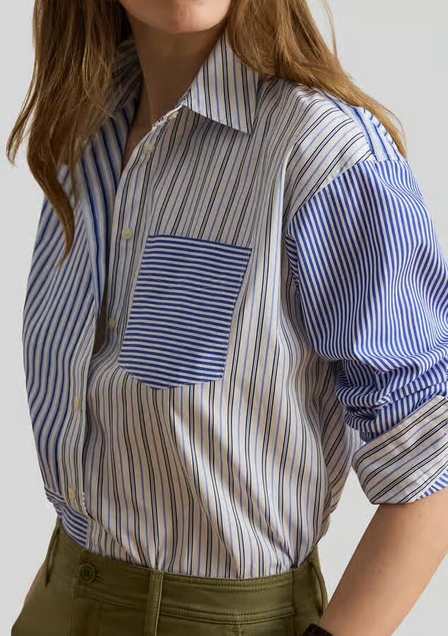 Lauren Ralph Lauren regular fit blouse van puur katoen