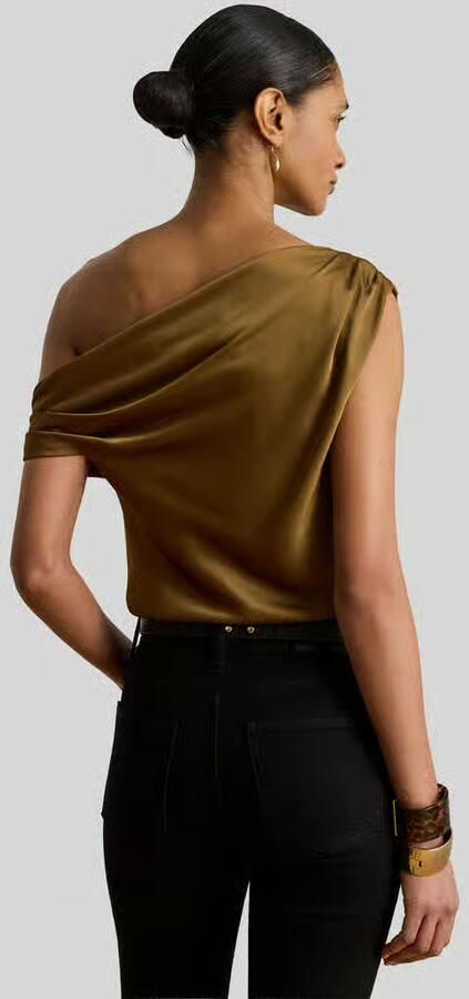 Lauren Ralph Lauren regular fit blousetop in satijnlook - Foto 2