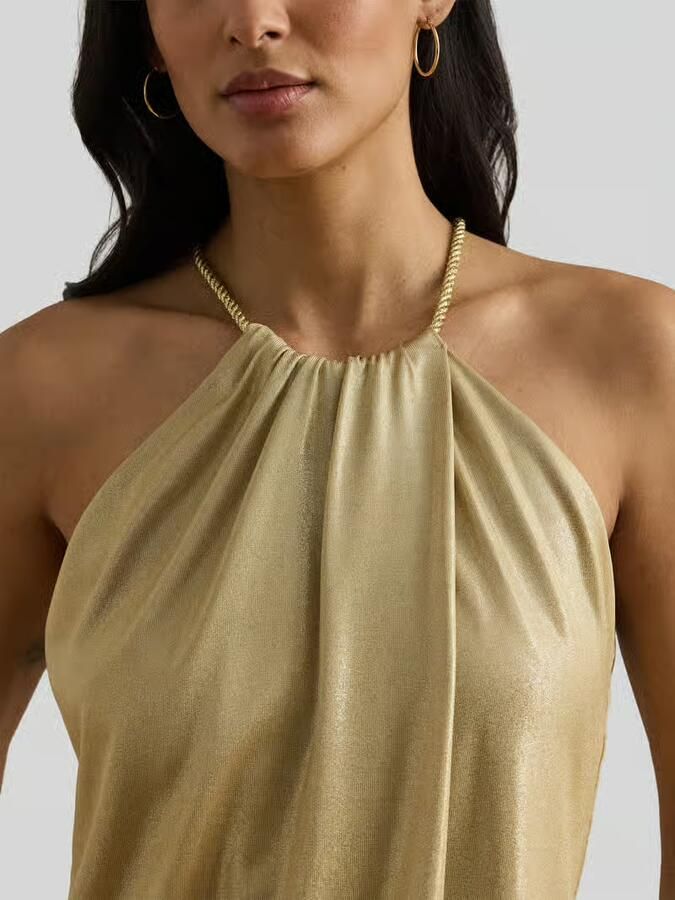 Lauren Ralph Lauren regular fit blousetop met plooien