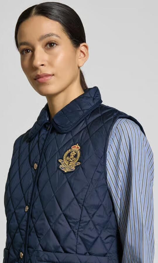 Lauren Ralph Lauren Regular fit bodywarmer met platte kraag - Foto 2