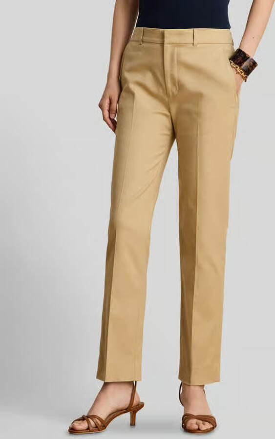 Lauren Ralph Lauren regular fit chino van katoenmix model 'ABRIANNA' - Foto 2