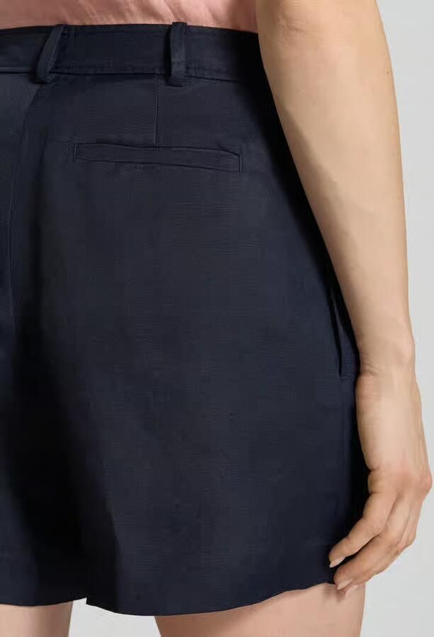 Lauren Ralph Lauren regular fit chinoshorts van mix van linnen en viscose