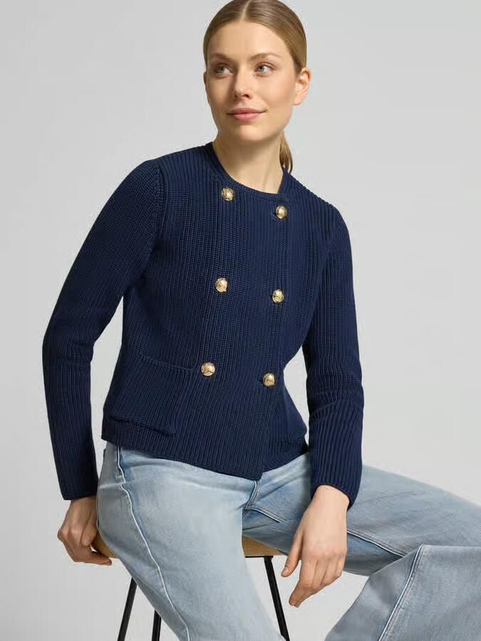 Lauren Ralph Lauren regular fit gebreid jack van puur katoen