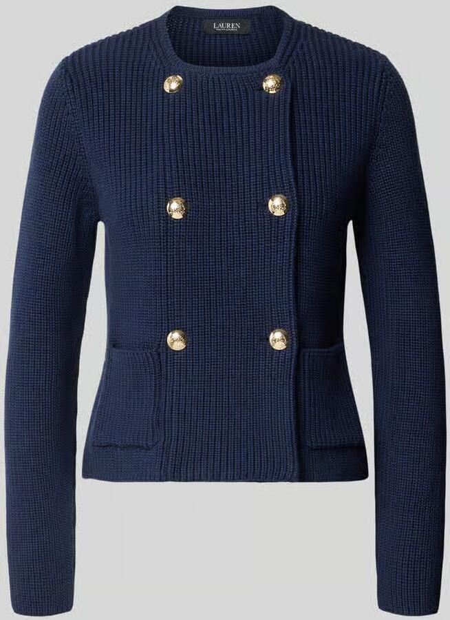 Lauren Ralph Lauren regular fit gebreid jack van puur katoen - Foto 2