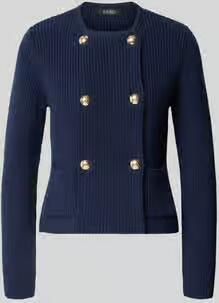 Lauren Ralph Lauren regular fit gebreid jack van puur katoen