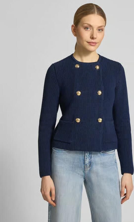 Lauren Ralph Lauren regular fit gebreid jack van puur katoen - Foto 3