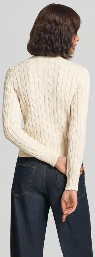 Lauren Ralph Lauren regular fit gebreid jack van puur katoen model 'RALHAN' - Foto 6