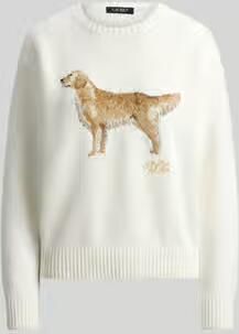 Lauren Ralph Lauren regular fit gebreide pullover van puur katoen