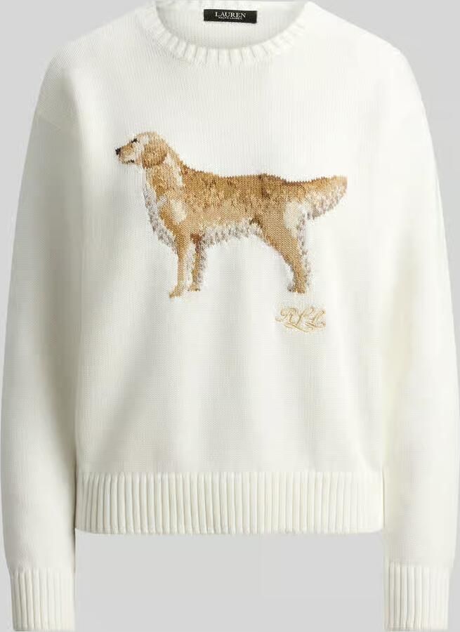 Lauren Ralph Lauren regular fit gebreide pullover van puur katoen - Foto 2