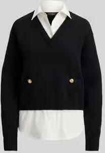 Lauren Ralph Lauren regular fit gebreide pullover van puur katoen