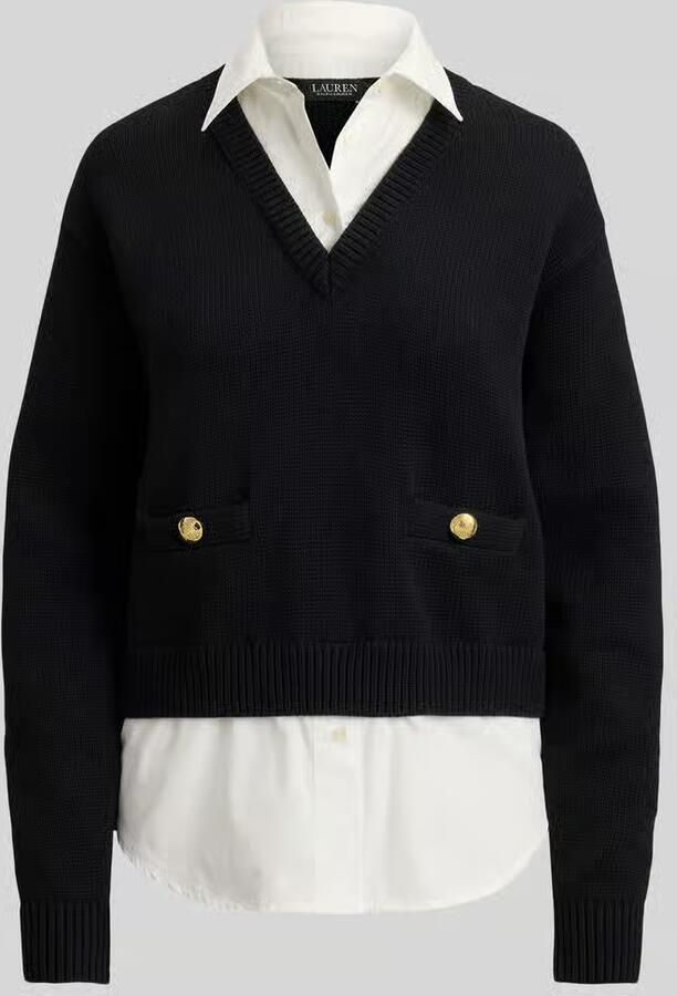 Lauren Ralph Lauren regular fit gebreide pullover van puur katoen - Foto 2