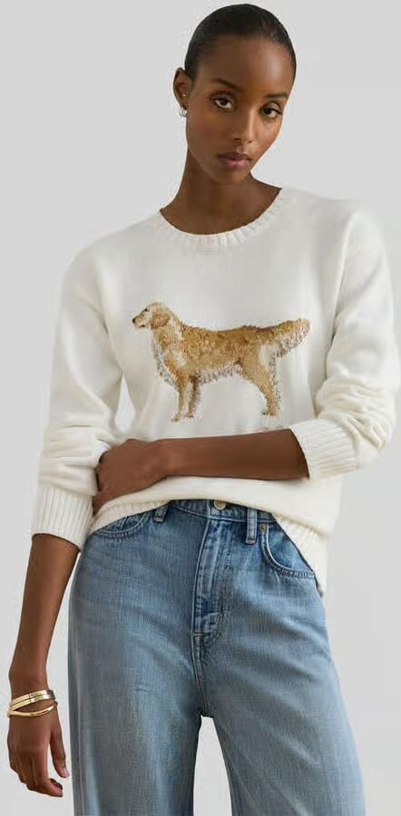 Lauren Ralph Lauren regular fit gebreide pullover van puur katoen - Foto 3