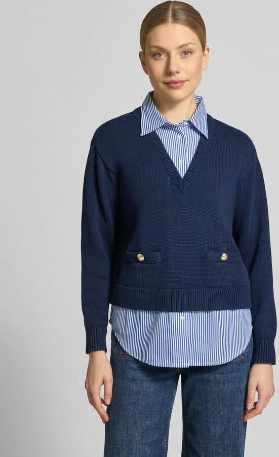 Lauren Ralph Lauren regular fit gebreide pullover van puur katoen - Foto 2