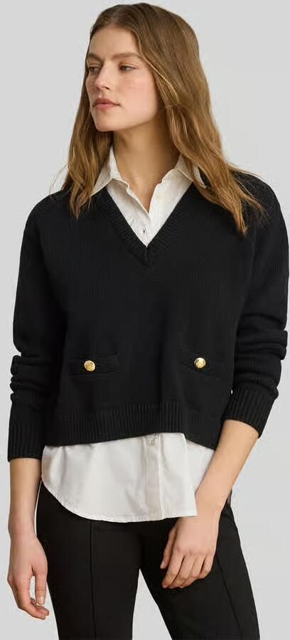 Lauren Ralph Lauren regular fit gebreide pullover van puur katoen - Foto 3