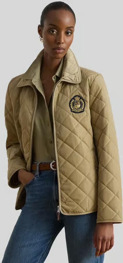 Lauren Ralph Lauren regular fit gewatteerd jack met geborduurd embleem - Foto 3