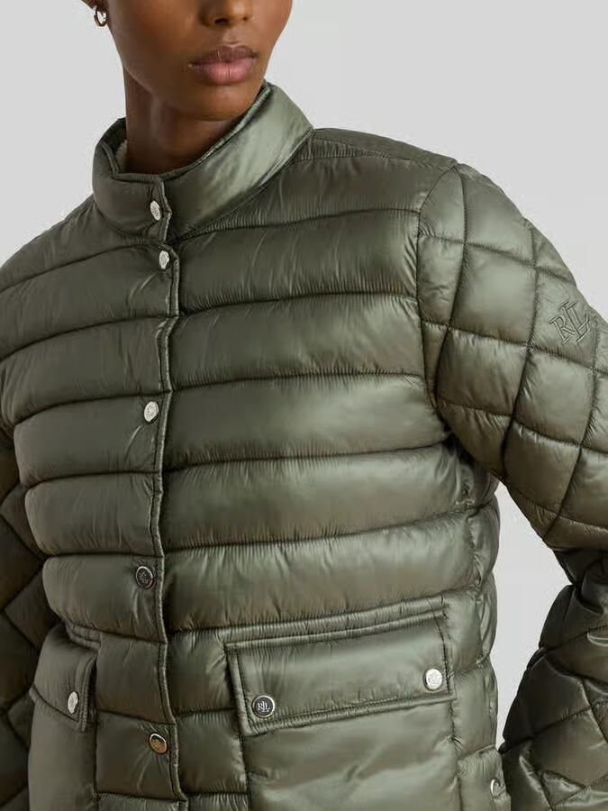 Lauren Ralph Lauren regular fit gewatteerd jack met opgestikte zakken