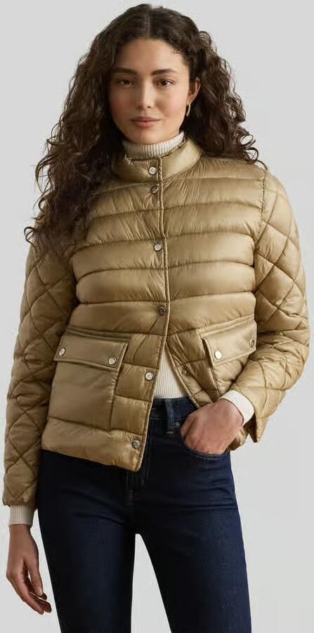 Lauren Ralph Lauren regular fit gewatteerd jack met opgestikte zakken - Foto 4