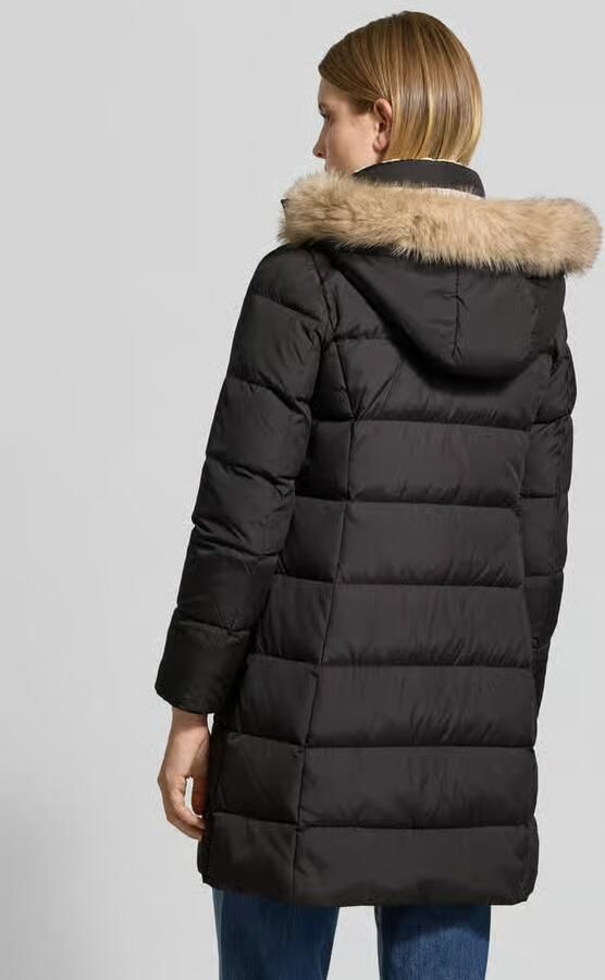 Lauren Ralph Lauren Regular fit gewatteerde mantel met afneembare capuchon - Foto 3