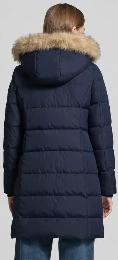 Lauren Ralph Lauren Regular fit gewatteerde mantel met afneembare capuchon - Foto 3