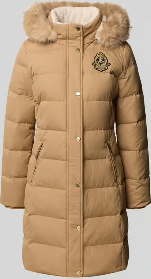 Lauren Ralph Lauren Regular fit gewatteerde mantel met afneembare capuchon