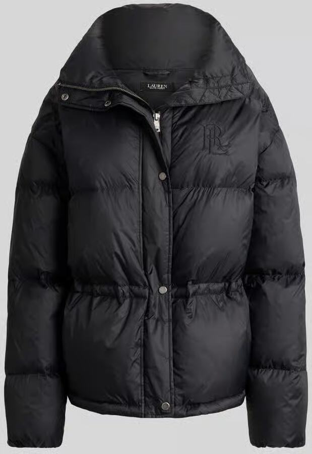 Lauren Ralph Lauren Regular fit gewatteerde mantel met tailleriem model 'WOVEN-PUFFER-COAT'