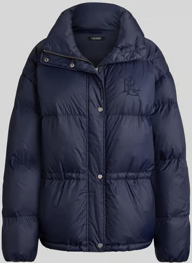 Lauren Ralph Lauren Regular fit gewatteerde mantel met tailleriem model 'WOVEN-PUFFER-COAT'