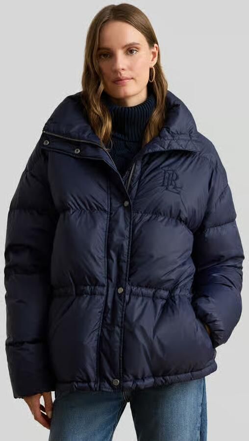 Lauren Ralph Lauren Regular fit gewatteerde mantel met tailleriem model 'WOVEN-PUFFER-COAT' - Foto 2