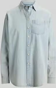 Lauren Ralph Lauren regular fit jeansblouse van puur katoen