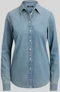 Lauren Ralph Lauren regular fit jeansblouse van puur katoen
