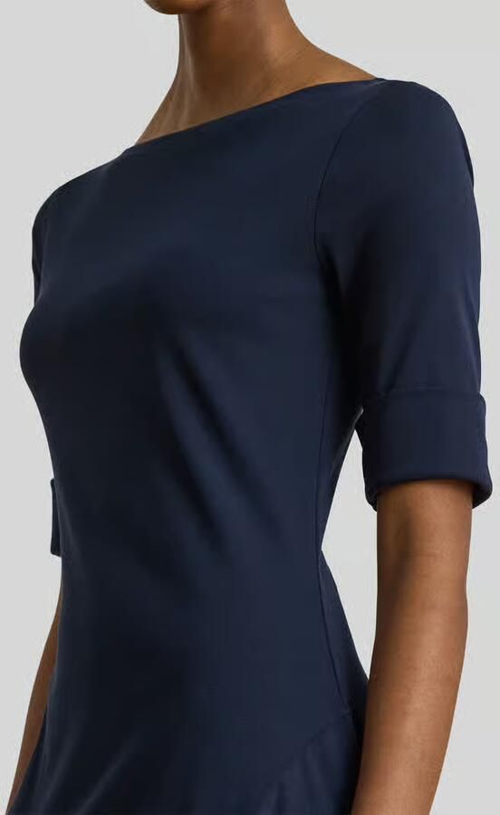 Lauren Ralph Lauren regular fit jersey jurk van katoenmix model 'MUNZIE'
