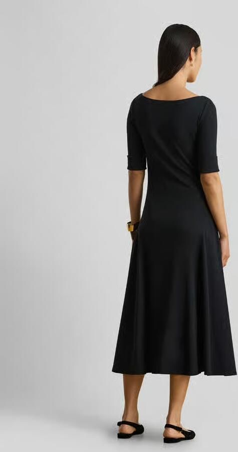 Lauren Ralph Lauren regular fit jersey jurk van katoenmix model 'MUNZIE' - Foto 7