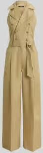 Lauren Ralph Lauren regular fit jumpsuit van puur katoen
