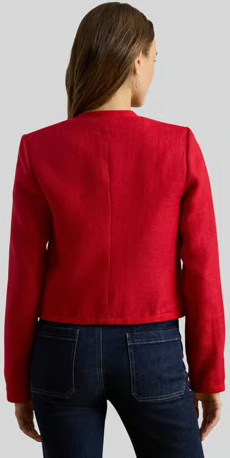 Lauren Ralph Lauren regular fit korte blazer met knoopdetails - Foto 3